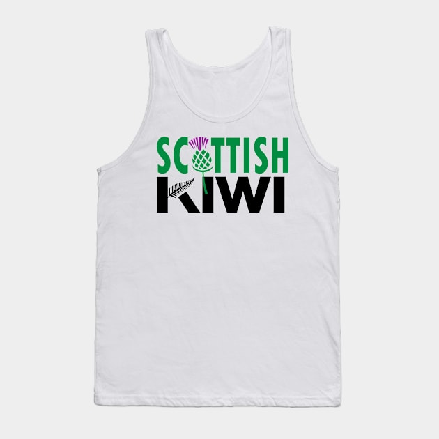 Scottish Kiwi (for light backgrounds) Tank Top by honeythief